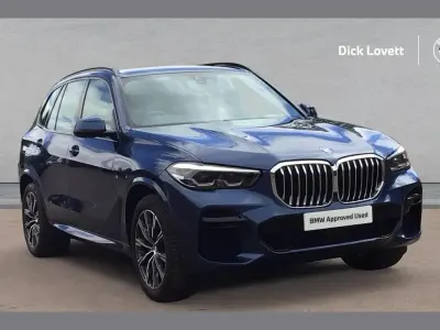 Used BMW X5 M Sport 282 HP (207 kW) 2022 Blue SUV