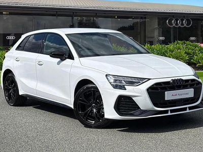 Used Audi A3 e-tron Black Edition 204 HP (150 kW) 2024 White Hatchback