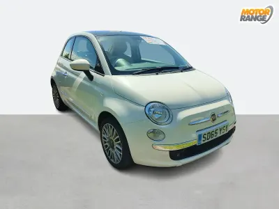 Used Fiat 500 Lounge 69 HP (50 kW) 2015 White Hatchback