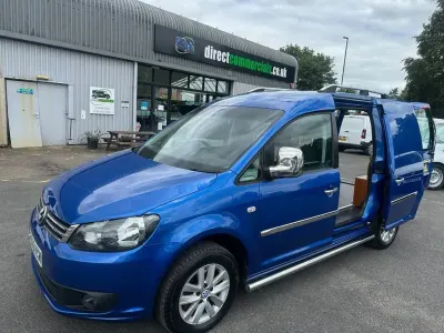 Used VW Caddy Highline 102 HP (75 kW) 2015 Blue MPV