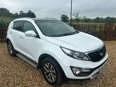 Used Kia Sportage 115 HP (84 kW) 2014 White SUV
