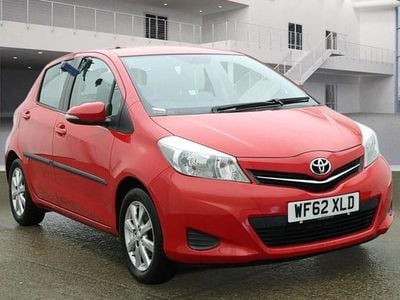 Used Toyota Yaris 101 HP (74 kW) 2012 Red Hatchback