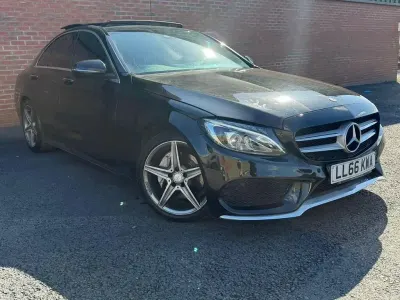 Used Mercedes C220 AMG Line Premium Plus 2016 Black Sedan