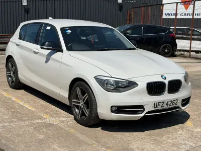 Used BMW 116 Sport Line 2014 White Hatchback