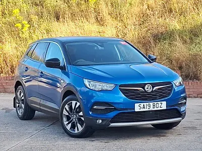 Used Vauxhall Grandland X Sport 130 HP (95 kW) 2019 Blue SUV