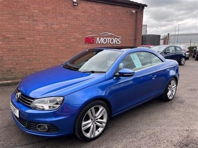used VW Eos 2.0 TDI BlueMotion Tech Sport Blue 2dr Convertible