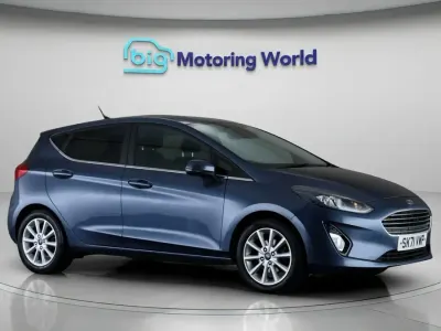 Used Ford Fiesta Titanium 125 HP (91 kW) 2021 Blue Hatchback