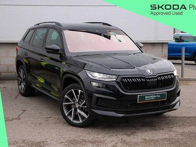 Used Skoda Kodiaq SportLine 196 HP (144 kW) 2022 Black magic pearl effect SUV