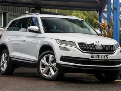 Used Skoda Kodiaq 150 HP (110 kW) 2020 White SUV