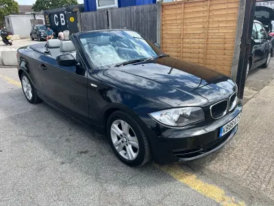 Used BMW 118 Cabriolet Comfort Edition 143 HP (105 kW) 2010 Black Cabriolet