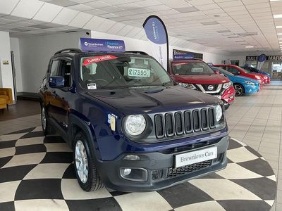 Blue Used 2018 Jeep Renegade Longitude SUV | £7,995 (Expensive)