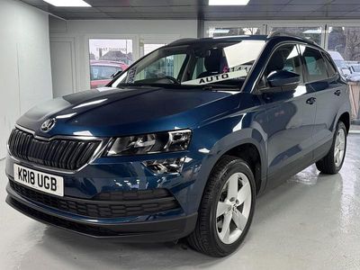 Used Skoda Karoq SE 115 HP (84 kW) 2018 Blue SUV
