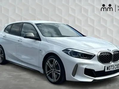 Used BMW M135 Comfort Edition 301 HP (221 kW) 2024 White Hatchback