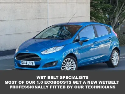 Used Ford Fiesta Titanium 125 HP (91 kW) 2014 Blue Hatchback