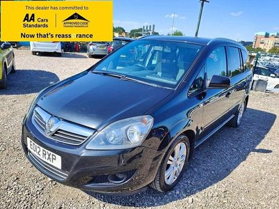 Used Vauxhall Zafira Excite 115 HP (84 kW) 2012 Black MPV
