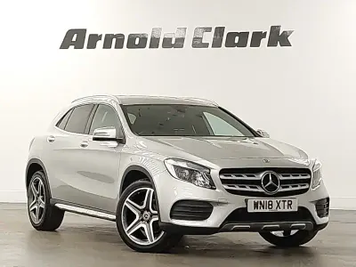 Used Mercedes GLA220 AMG line 177 HP (130 kW) 2018 Silver SUV