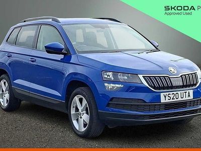 Used Skoda Karoq SE 115 HP (84 kW) 2020 Energy blue SUV