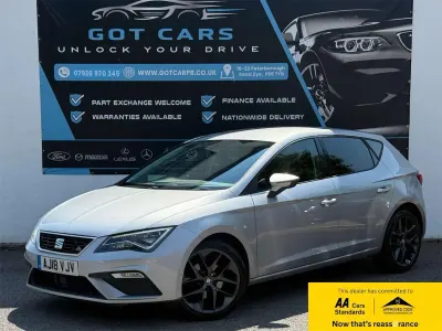 Used Seat Leon FR 125 HP (91 kW) 2018 Silver Hatchback