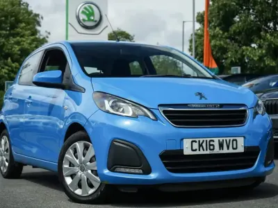Used Peugeot 108 Active 67 HP (49 kW) 2016 Blue Hatchback