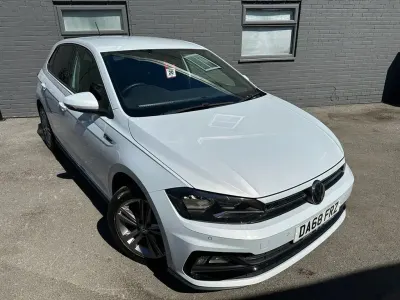 Used VW Polo R-line 95 HP (69 kW) 2018 Silver Hatchback