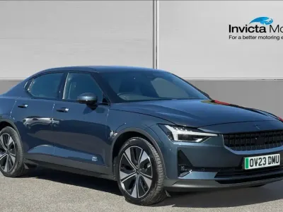 Begagnad Polestar 2 Long Range Single Motor 169 kW (231 HK) 2023 Blå Halvkombi
