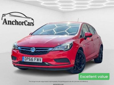 Used Vauxhall Astra Design Edition 125 HP (91 kW) 2016 Red Hatchback