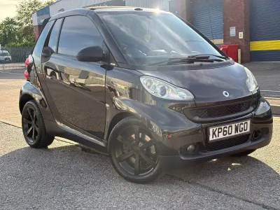 Used Smart ForTwo Cabrio Pulse 45 HP (33 kW) 2010 Black Cabriolet