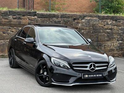 Used Mercedes C220 AMG Line Premium 170 HP (125 kW) 2015 Black Sedan