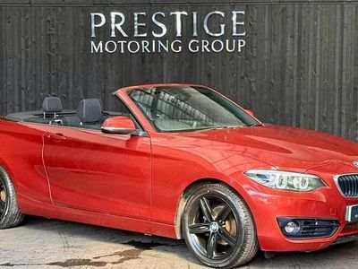 Used BMW 218 Sport Line 2019 Orange Cabriolet