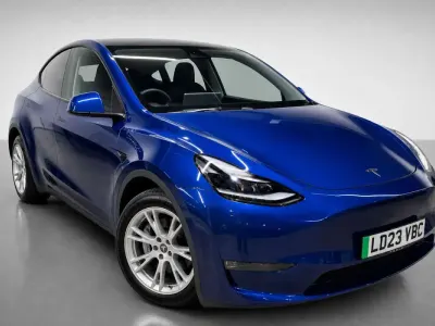 Used Tesla Model Y Long Range AWD 378 kW (514 HP) 2023 Blue SUV