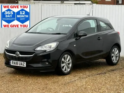 Used Vauxhall Corsa 90 HP (66 kW) 2018 Black Hatchback