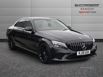 Used Mercedes C200 Premium Plus 195 HP (143 kW) 2019 Black Sedan