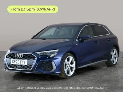Used Audi A3 Sportback S-Line 150 HP (110 kW) 2023 Blue Hatchback
