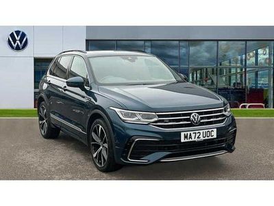 Used VW Tiguan R-line 150 HP (110 kW) 2022 Nightshade blue metallic SUV