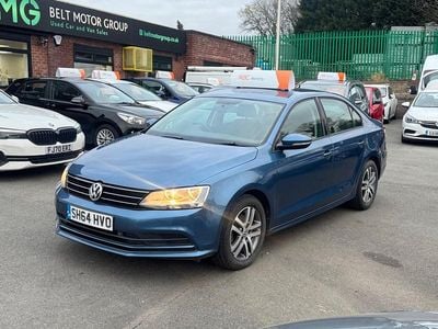 Used VW Jetta SE 150 HP (110 kW) 2014 Blue Sedan