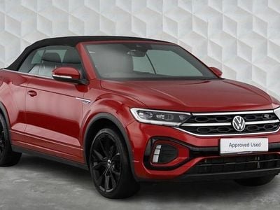 Begagnad VW T-Roc Cabriolet R-line 150 HK (110 kW) 2023 Röd Cab