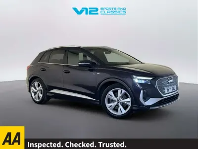 Used Audi Q4 e-tron S-Line 150 kW (204 HP) 2021 Mauve/purple SUV