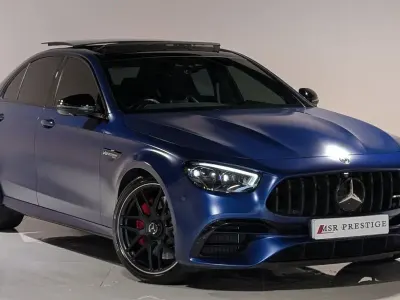 Used Mercedes E63 AMG Premium Plus 2021 Blue Sedan
