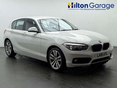 Used BMW 118 Sport Line 136 HP (100 kW) 2018 White Hatchback