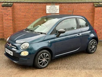 Used Fiat 500 Pop 69 HP (50 kW) 2016 Blue Hatchback