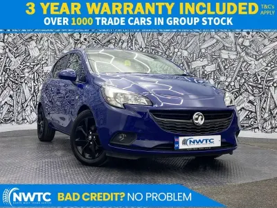 Used Vauxhall Corsa 75 HP (55 kW) 2019 Blue Hatchback