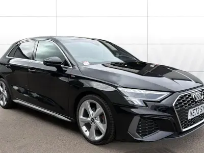 Used Audi A3 Sportback S-Line 110 HP (80 kW) 2023 Black Hatchback