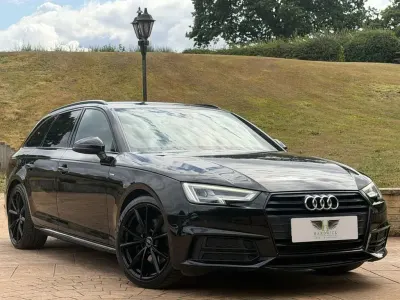 Used Audi A4 S-Line 190 HP (139 kW) 2017 Black Estate