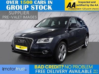 Used Audi Q5 S-line plus 190 HP (139 kW) 2016 Blue SUV