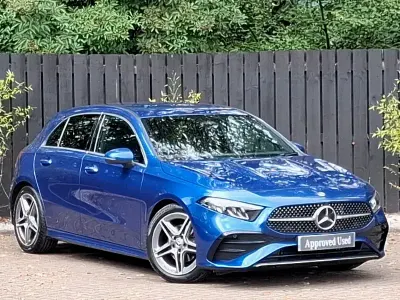 Used Mercedes A180 Executive 136 HP (100 kW) 2024 Blue Hatchback