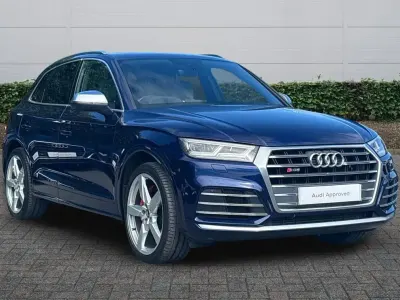 Used Audi SQ5 S-Line 341 HP (250 kW) 2019 Blue SUV