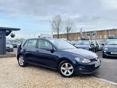 Used VW Golf VII Match 2015 Blue Hatchback