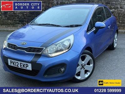 Used Kia Rio 107 HP (78 kW) 2012 Blue Hatchback