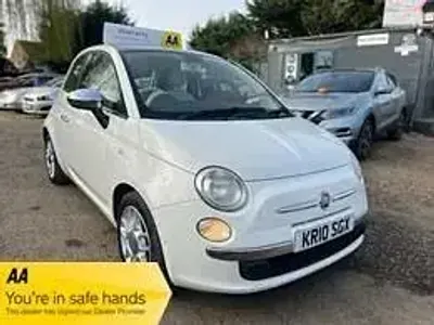 Usado Fiat 500 Lounge 69 HP (50 kW) 2010 Branco Citadino