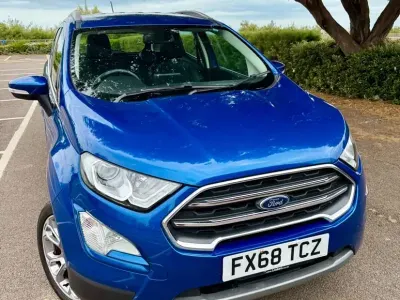 Used Ford Ecosport Titanium 125 HP (91 kW) 2018 Blue SUV